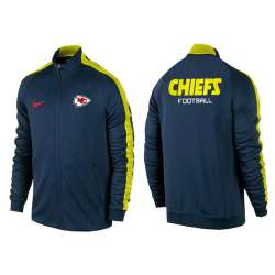 NFL Kansas City Chiefs Team Logo 2015 Men Football Jacket (1)