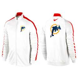 NFL Miami Dolphins Team Logo 2015 Men Football Jacket (10)