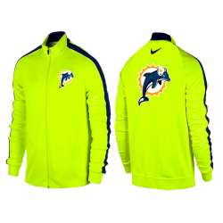 NFL Miami Dolphins Team Logo 2015 Men Football Jacket (14)