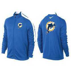 NFL Miami Dolphins Team Logo 2015 Men Football Jacket (16)