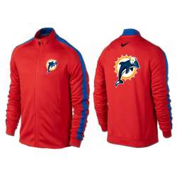 NFL Miami Dolphins Team Logo 2015 Men Football Jacket (7)