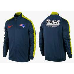 NFL New England Patriots Team Logo 2015 Men Football Jacket (34)
