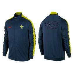 NFL New Orleans Saints Team Logo 2015 Men Football Jacket (1)