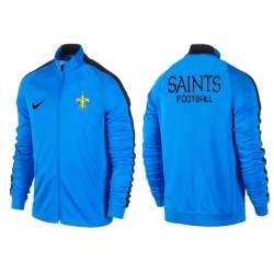 NFL New Orleans Saints Team Logo 2015 Men Football Jacket (8)