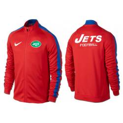 NFL New York Jets Team Logo 2015 Men Football Jacket (26)