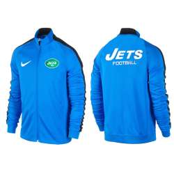 NFL New York Jets Team Logo 2015 Men Football Jacket (27)