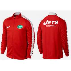 NFL New York Jets Team Logo 2015 Men Football Jacket (30)