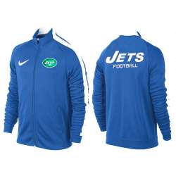 NFL New York Jets Team Logo 2015 Men Football Jacket (35)