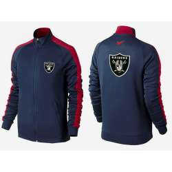 NFL Oakland Raiders Team Logo 2015 Men Football Jacket (19)