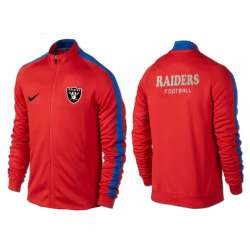 NFL Oakland Raiders Team Logo 2015 Men Football Jacket (26)