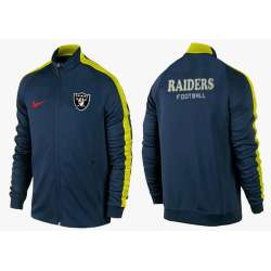 NFL Oakland Raiders Team Logo 2015 Men Football Jacket (34)