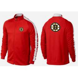 NHL Boston Bruins Team Logo 2015 Men Hockey Jacket (11)