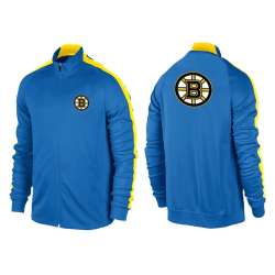 NHL Boston Bruins Team Logo 2015 Men Hockey Jacket (17)