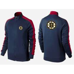 NHL Boston Bruins Team Logo 2015 Men Hockey Jacket (19)