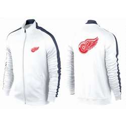 NHL Detroit Red Wings Team Logo 2015 Men Hockey Jacket (2)
