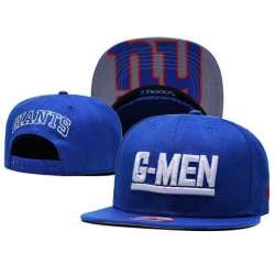NY Giants G Men Royal Adjustable Hat GS