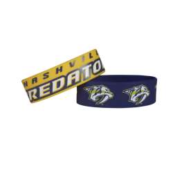 Nashville Predators Bracelets - 2 Pack Wide - Special Order