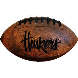 Nebraska Cornhuskers Football - Vintage Throwback - 9 Inches