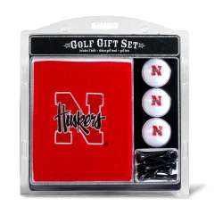 Nebraska Cornhuskers Golf Gift Set with Embroidered Towel