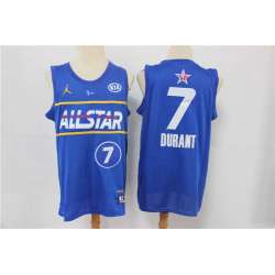 Nets 7 Kevin Durant Blue 2021 NBA All-Star Jordan Brand Swingman Jersey