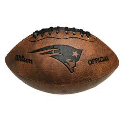 New England Patriots Football - Vintage Throwback - 9 Inches
