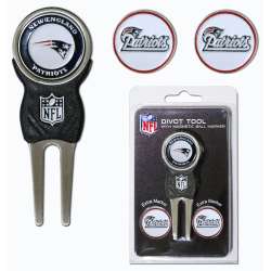 New England Patriots Golf Divot Tool with 3 Markers
