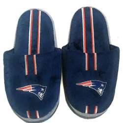 New England Patriots Slippers - Youth 4-7 Stripe (12 pc case) CO