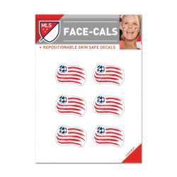 New England Revolution Tattoo Face Cals Special Order