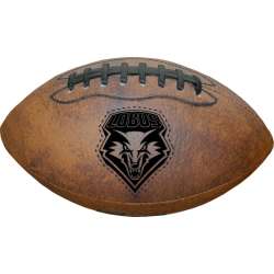 New Mexico Lobos Football - Vintage Throwback - 9 Inches - Special Order