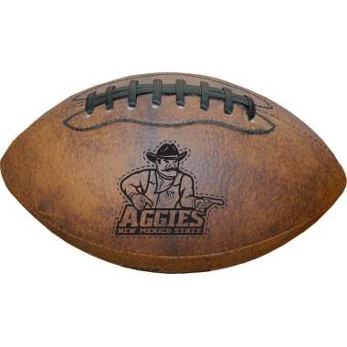 New Mexico State Aggies Football - Vintage Throwback - 9 Inches - Special Order