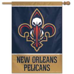 New Orleans Pelicans Banner 28x40 Vertical - Special Order