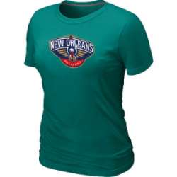 New Orleans Pelicans Big & Tall Primary Logo L.Green Women's T-Shirt