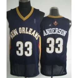 New Orleans Pelicans #33 Ryan Anderson Navy Blue Jerseys