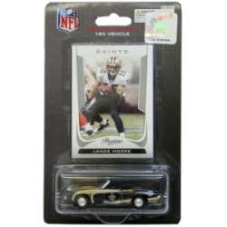 New Orleans Saints Lance Moore 1:64 Chevy Camaro with Trading Card CO