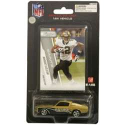 New Orleans Saints Marques Colston 1:64 Mustang with Trading Card