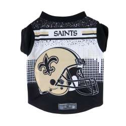 New Orleans Saints Pet Performance Tee Shirt Size M