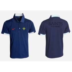 New Orleans Saints Printed Team Logo 2015 Nike Polo Shirt (5)