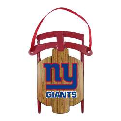 New York Giants Ornament Metal Sled