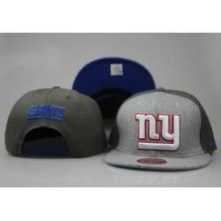 New York Giants Team Logo Gray Olive Adjustable Hat LT