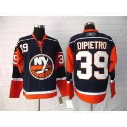 New York Islanders #39 Rick DiPietro Dark blue Jerseys