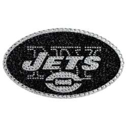 New York Jets Auto Emblem - Rhinestone Bling