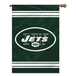 New York Jets Banner 28x40 House Flag Style 2 Sided Special Order
