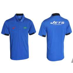 New York Jets Printed Team Logo 2015 Nike Polo Shirt (6)
