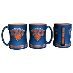 New York Knicks Coffee Mug 14oz Sculpted Relief