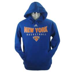 New York Knicks Team Logo Blue Pullover Hoody