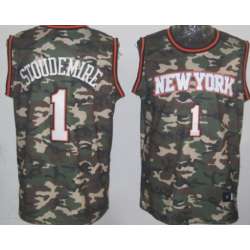 New York Knicks #1 Amare Stoudemire Camo Fashion Jerseys