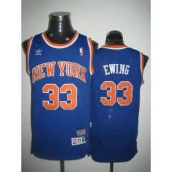 New York Knicks #33 Ewing blue Jerseys