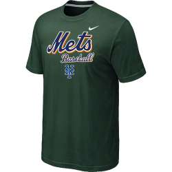 New York Mets 2014 Home Practice T-Shirt - Dark Green