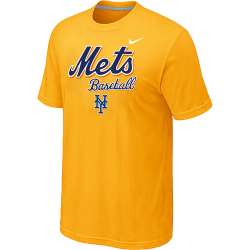 New York Mets 2014 Home Practice T-Shirt - Yellow
