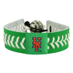 New York Mets Bracelet Team Color Baseball St. Patrick"s Day CO